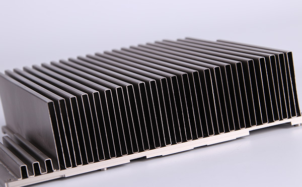 光通訊折疊fin焊接散熱器 光通訊折疊fin焊接散熱器