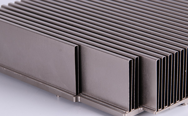 光通訊折疊fin焊接散熱器 光通訊折疊fin焊接散熱器